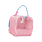 Maxbell Hamster Carry Case Cage Small Animal Carry Cage for Hedgehog Outdoor Ferrets