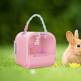 Maxbell Hamster Carry Case Cage Small Animal Carry Cage for Hedgehog Outdoor Ferrets