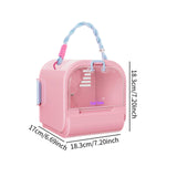 Maxbell Hamster Carry Case Cage Small Animal Carry Cage for Hedgehog Outdoor Ferrets