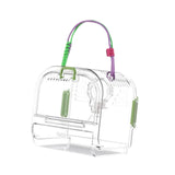 Maxbell Small Animal Carrier Cage Hamster Travel Carrier for Ferret Hedgehog Gerbils green