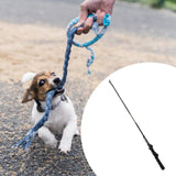 Maxbell Tease Pole for Dogs Non Slip Handle Lightweight Outside Bording Time Chasing
