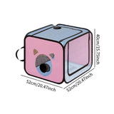 Maxbell Pet Drying Box Clean Waterproof Multifunctional Dryer Cage for Cats and Dogs