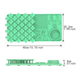 Maxbell Dog Slow Feeder and Lick Mat Training for Puppy Small Animals All Sized Dogs Green