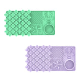 Maxbell Dog Slow Feeder and Lick Mat Training for Puppy Small Animals All Sized Dogs Green