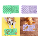 Maxbell Dog Slow Feeder and Lick Mat Training for Puppy Small Animals All Sized Dogs Green