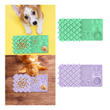Maxbell Dog Slow Feeder and Lick Mat Training for Puppy Small Animals All Sized Dogs Green