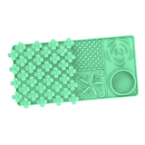 Maxbell Dog Slow Feeder and Lick Mat Training for Puppy Small Animals All Sized Dogs Green