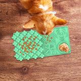 Maxbell Dog Slow Feeder and Lick Mat Training for Puppy Small Animals All Sized Dogs Green