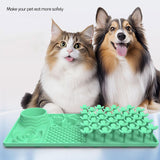 Maxbell Dog Slow Feeder and Lick Mat Training for Puppy Small Animals All Sized Dogs Green
