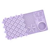 Maxbell Dog Slow Feeder and Lick Mat Training for Puppy Small Animals All Sized Dogs Purple