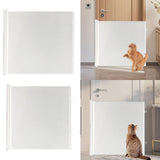 Maxbell Retractable Dog Gate Anti Jump Baffle Pet Fence for Doorway Patio