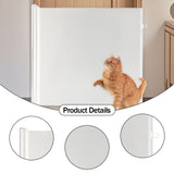Maxbell Retractable Dog Gate Anti Jump Baffle Pet Fence for Doorway Patio