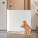 Maxbell Retractable Dog Gate Anti Jump Baffle Pet Fence for Doorway Patio