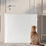 Maxbell Retractable Dog Gate Anti Jump Baffle Pet Fence for Doorway Patio