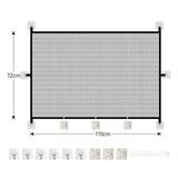 Maxbell Mesh Dog Gate Foldable Portable Cat Door Barrier for Doorways Outdoor Indoor 110cmx72cm
