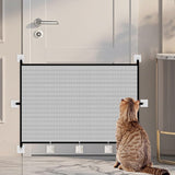Maxbell Mesh Dog Gate Foldable Portable Cat Door Barrier for Doorways Outdoor Indoor 110cmx72cm