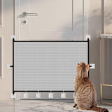 Maxbell Mesh Dog Gate Foldable Portable Cat Door Barrier for Doorways Outdoor Indoor 180cmx72cm