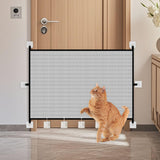 Maxbell Mesh Dog Gate Foldable Portable Cat Door Barrier for Doorways Outdoor Indoor 180cmx72cm