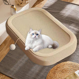 Maxbell Pet Bed AntiSlip Cat Scratching Board with Toy Ball for Bedroom Indoor Patio