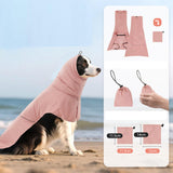 Maxbell Puppy Costume Waterproof Windproof Lightweight Dog Raincoat for Cold Weather XXXL