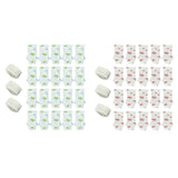 Maxbell 20Pcs Dog Booties Paw Protect Pet Socks for Travel Outdoor Medium Small Dogs Green S