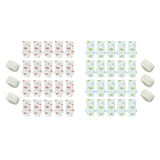 Maxbell 20Pcs Dog Booties Paw Protect Pet Socks for Travel Outdoor Medium Small Dogs Green S