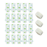 Maxbell 20Pcs Dog Booties Paw Protect Pet Socks for Travel Outdoor Medium Small Dogs Green S