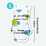 Maxbell 20Pcs Dog Booties Paw Protect Pet Socks for Travel Outdoor Medium Small Dogs Green S