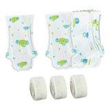 Maxbell 20Pcs Dog Booties Paw Protect Pet Socks for Travel Outdoor Medium Small Dogs Green M