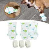 Maxbell 20Pcs Dog Booties Paw Protect Pet Socks for Travel Outdoor Medium Small Dogs Green M