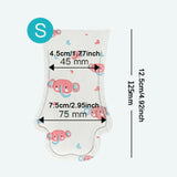 Maxbell 20Pcs Dog Booties Paw Protect Pet Socks for Travel Outdoor Medium Small Dogs Pink S