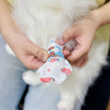 Maxbell 20Pcs Dog Booties Paw Protect Pet Socks for Travel Outdoor Medium Small Dogs Pink M