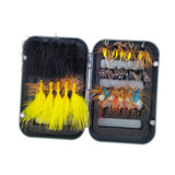 Maxbell 30 Pieces Fly Fishing Flies Outdoor Tools Lightweight Accessories with Hooks