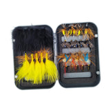 Maxbell 30 Pieces Fly Fishing Flies Outdoor Tools Lightweight Accessories with Hooks