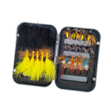 Maxbell 30 Pieces Fly Fishing Flies Outdoor Tools Lightweight Accessories with Hooks