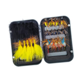Maxbell 30 Pieces Fly Fishing Flies Outdoor Tools Lightweight Accessories with Hooks