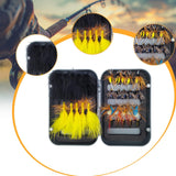 Maxbell 30 Pieces Fly Fishing Flies Outdoor Tools Lightweight Accessories with Hooks