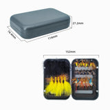 Maxbell 30 Pieces Fly Fishing Flies Outdoor Tools Lightweight Accessories with Hooks