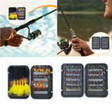 Maxbell 30 Pieces Fly Fishing Flies Outdoor Tools Lightweight Accessories with Hooks