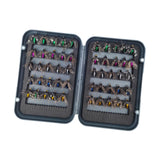 Maxbell 50Pcs Fly Fishing Flies Kit Lifelike with Fly Box Professional Fishing Lures