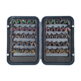 Maxbell 50Pcs Fly Fishing Flies Kit Lifelike with Fly Box Professional Fishing Lures