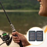 Maxbell 50Pcs Fly Fishing Flies Kit Lifelike with Fly Box Professional Fishing Lures