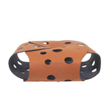 Maxbell Cat Tunnel for Indoor Cats Play for Hide Playing Self Entertainment Exercise Yellow Brown