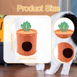 Maxbell Cat House Pet Accessory Sturdy Scratching Pad Hideaway Bed for Multiple Cats S