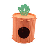 Maxbell Cat House Pet Accessory Sturdy Scratching Pad Hideaway Bed for Multiple Cats S