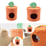 Maxbell Cat House Pet Accessory Sturdy Scratching Pad Hideaway Bed for Multiple Cats S