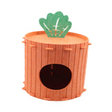 Maxbell Cat House Pet Accessory Sturdy Scratching Pad Hideaway Bed for Multiple Cats L