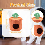 Maxbell Cat House Pet Accessory Sturdy Scratching Pad Hideaway Bed for Multiple Cats L