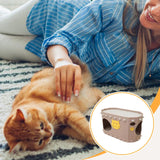 Maxbell Cat House Furniture Protector Grind Claw Sturdy Hideaway Bed for Indoor Cats brown