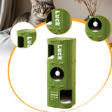 Maxbell Cat House Cosy Pet Supplies Rest Nest Indoor Cats Sleep Kitten Play Cat Tree Green